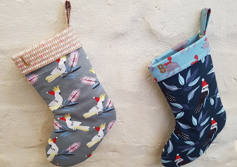 Christmas Stockings Australian Natives Aussie Style | Etsy
