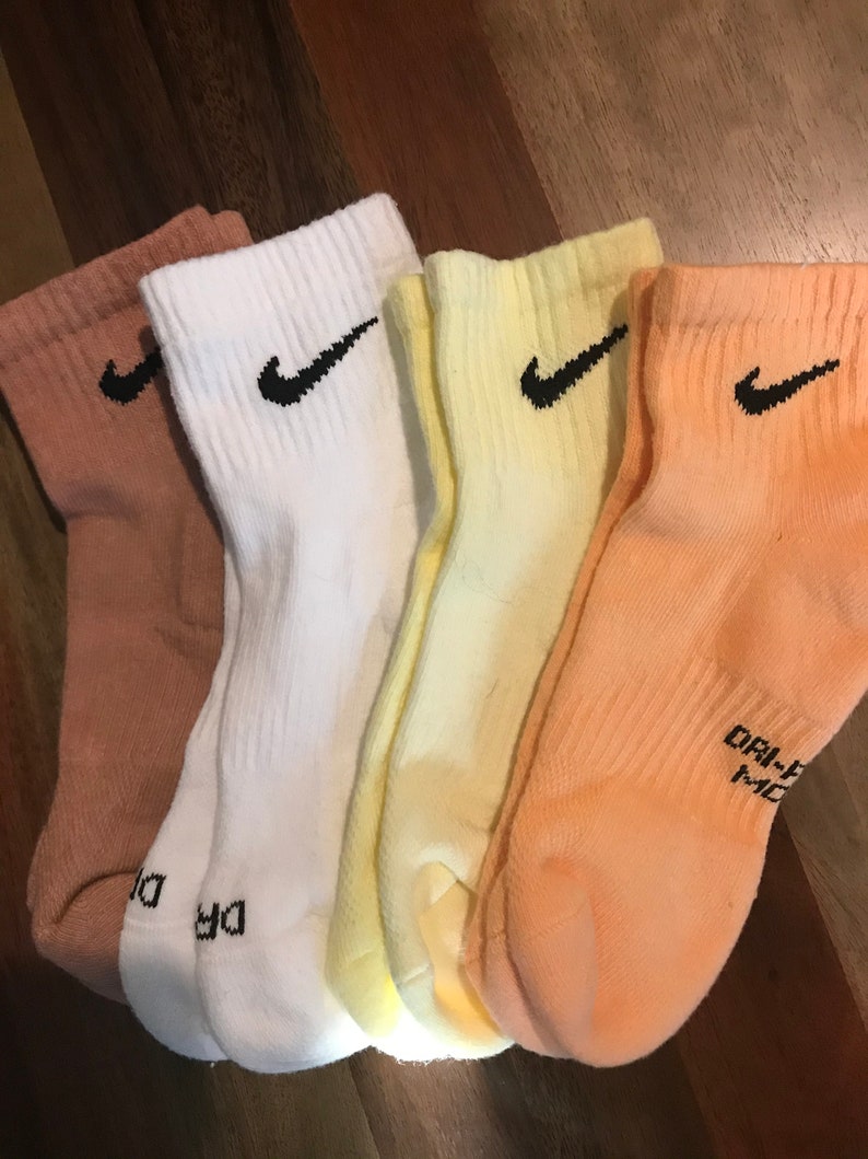 colored nike socks pastel