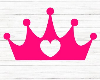 Download Heart Crown Svg Etsy