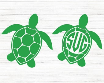 Download Turtle Monogram Svg Etsy