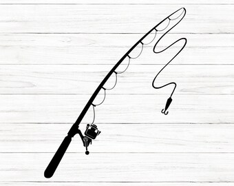 Free Free 262 Silhouette Bent Fishing Pole Svg SVG PNG EPS DXF File