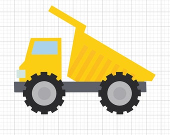 Dump Truck SVGs gesneden bestand | Cricut, Silhouette Crafts (digitale download)