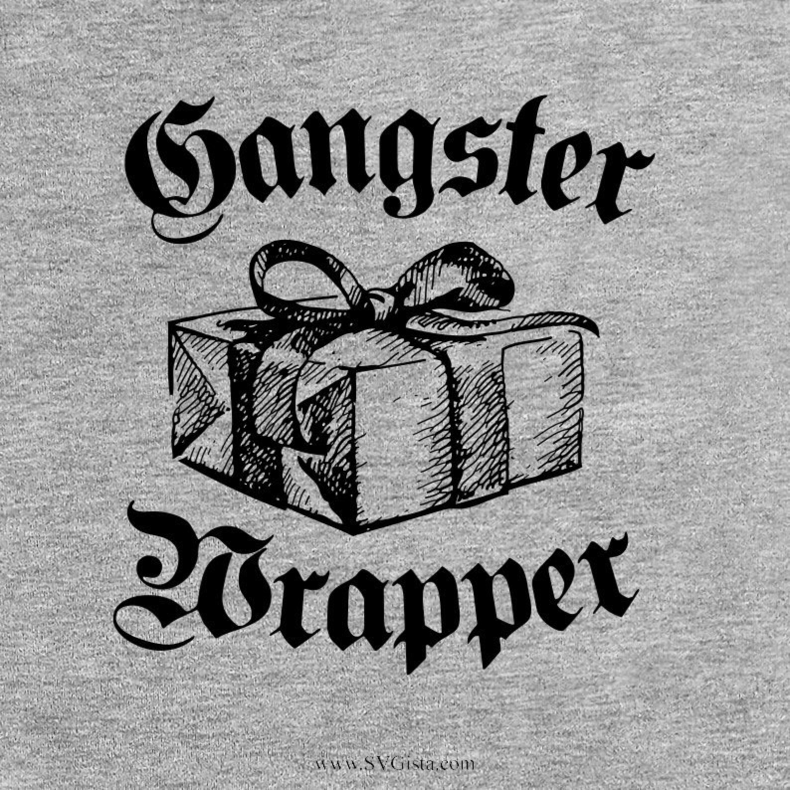 Gangster Wrapper Svg Christmas Svg Svg File Cricut Cut | Etsy