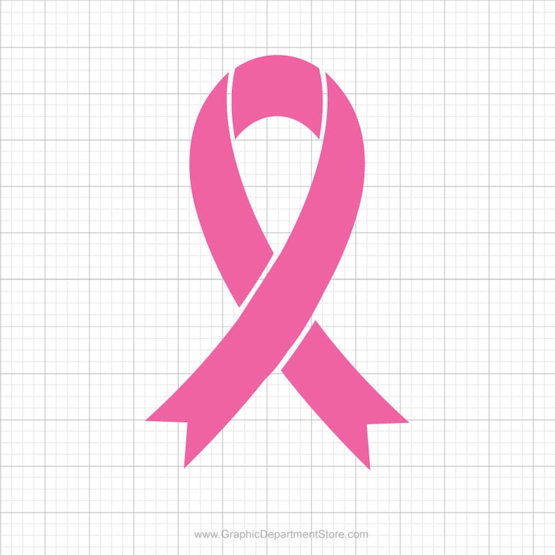 Breast Cancer Ribbon Free Svg Breast Cancer Svg Pink Ribbon With Hand ...