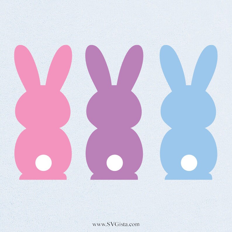 Download SVG Bunny Clipart Peep Svg Easter Peeps Svg Dxf Pdf | Etsy