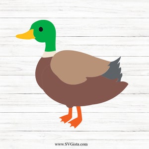 Duck Svg, svg files, svg files for cricut, svg cricut, svg images, svg designs, Cut Files Cricut, Digital Download, Silhouette Svg image 2