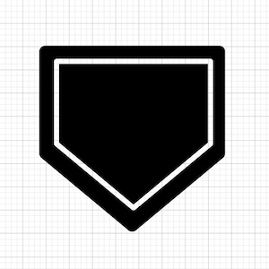 Baseball Home Plate SVG Files for Cricut | Digital Download | SVG Designs for Shirts, Crafts, Silhouette | Instant Download Cut Files