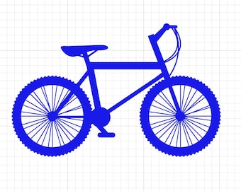 SVG-bestand knippen fiets | Cricut, Silhouette Craft Design (digitale download)