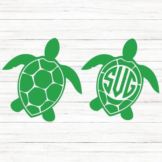 Download Commercial Use Sea Turtle Monogram Svg Sea Turtle Svg Sea Etsy