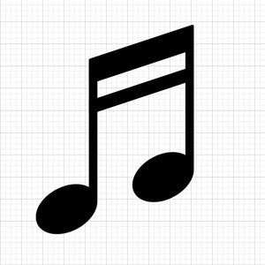 Music Note SVG Files for Cricut | Digital Download | DIY Craft SVGs,  Crafts, Silhouette | Instant Download Cut Files