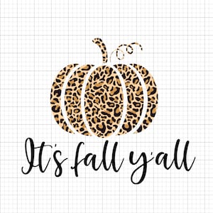 Leopard Print Pumpkin Svg, svg files, svg files for cricut,  svg cricut, svg images,  svg designs, Digital Download, Silhouette Svg