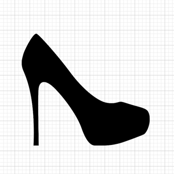 High Heel Svg, svg files, svg files for cricut,  svg cricut, svg images,  svg designs, clipart, svg, Digital Download, Silhouette Svg