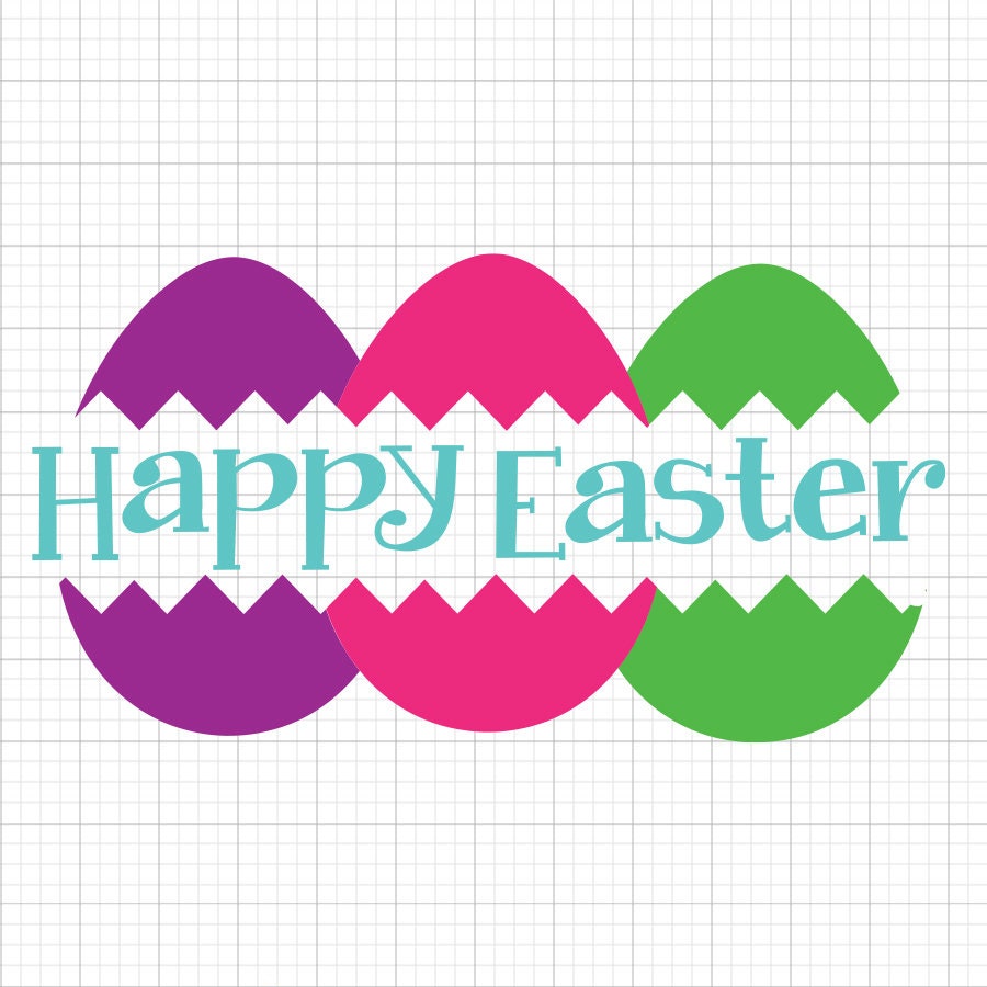 Happy Easter Egg SVG Cut File | Cricut Craft Design (digital Download ...