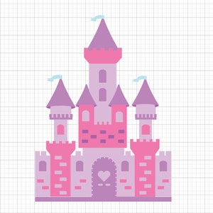 Castelo da Princesa Svg, arquivos svg, arquivos svg para cricut, svg cricut, imagens svg, designs svg, clipart, Download Digital