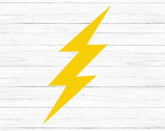 Lightening Bolt Svg, svg files, svg files for cricut,  svg cricut, svg images,  svg designs, clipart, Digital Download, Silhouette Svg