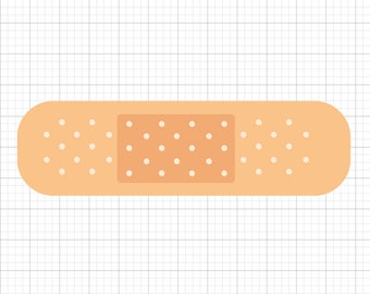 Bandaid Svg, svg files, svg files for cricut,  svg cricut, svg images,  svg designs,  Cut Files Cricut, Digital Download, Silhouette Svg