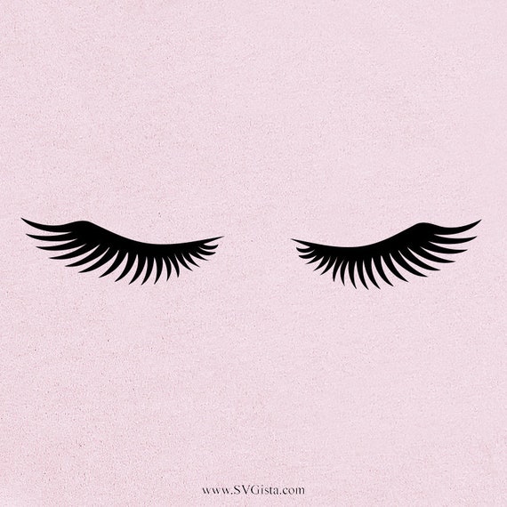 Eyelashes Lashes. Svg Eyelashes Svg Beauty SVG Sleep Svg | Etsy