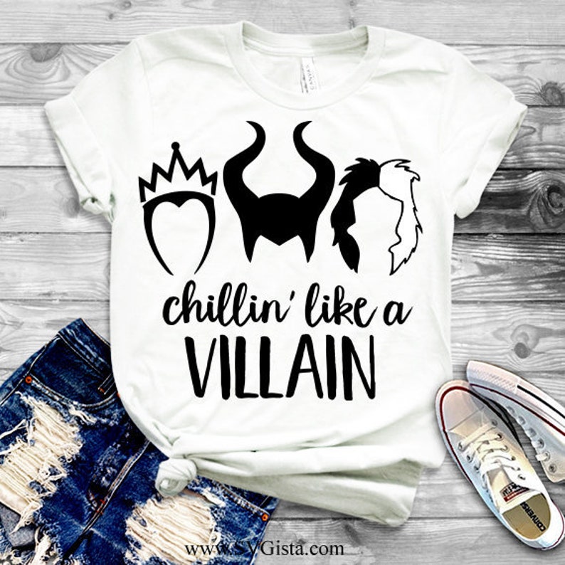 Download Chillin Like A Villain Svg SVG Halloween SVG Halloween | Etsy