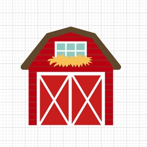 Red Barn Svg, svg files, svg files for cricut,  svg cricut, svg images,  svg designs, clipart, svg, Digital Download, Silhouette Svg