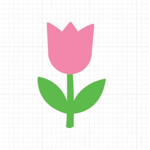 Tulip Svg, svg files, svg files for cricut, svg cricut, svg images, svg designs, Digital Download