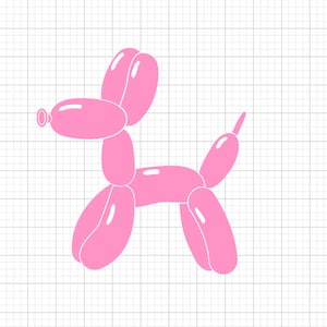 Balloon Dog Svg, svg files, svg files for cricut,  svg cricut, svg images,  svg designs, clipart, svg, Digital Download, Silhouette Svg