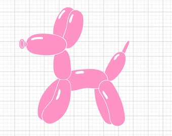 Balloon Dog Svg, svg files, svg files for cricut,  svg cricut, svg images,  svg designs, clipart, svg, Digital Download, Silhouette Svg