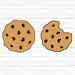 COMMERCIAL USE! Chocolate Chip Cookie Instant Download, Digital Download, Baking Svg, Cut File, Printable, Svg File, Svg File, svg