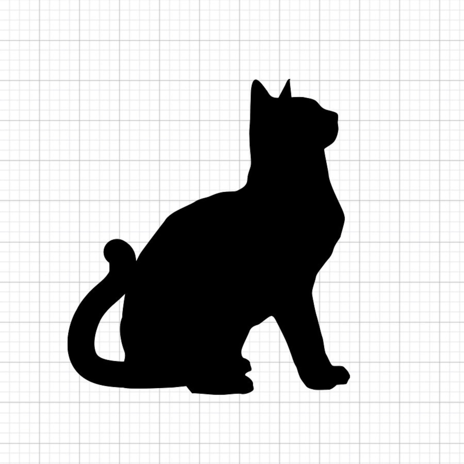 Cat Svg Cat File Digital Download for Silhouette Cricut Etsy