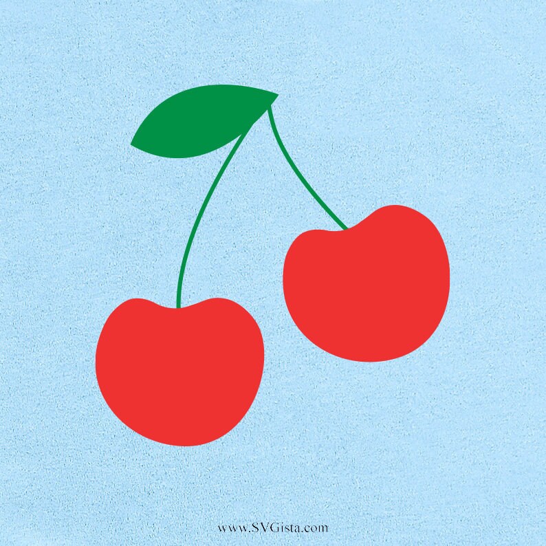 Download Cherries Svg Cherry Svg Silhouette Cut File Cricut Cut | Etsy