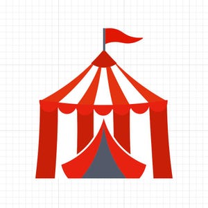 Circus Tent Svg, svg files, svg files for cricut, svg cricut, svg images, svg designs, clipart, svg, Digital Download