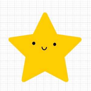 Kawaii Star SVG Files for Cricut | Digital Download | DIY Craft SVGs,  Crafts, Silhouette | Instant Download Cut Files