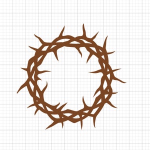 Crown Of Thorns Svg, svg files, svg files for cricut,  svg cricut, svg images,  svg designs, clipart, Digital Download, Silhouette Svg