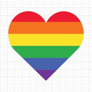 Pride Heart Svg, svg-bestanden, svg-bestanden voor de cricut, svg-cricut, svg-afbeeldingen, svg-ontwerpen, clipart, svg, digitale download