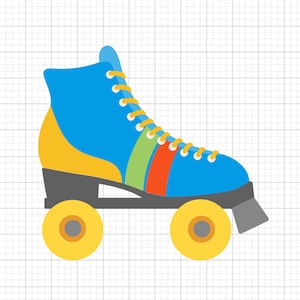 Rollerskate Svg, svg files, svg files for cricut,  svg cricut, svg images,  svg designs, clipart, svg, Digital Download, Silhouette Svg