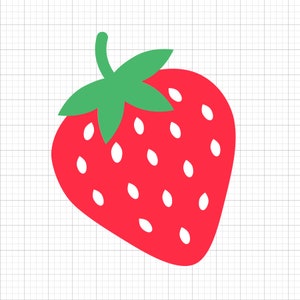 Strawberry Svg, svg files, svg files for cricut,  svg cricut, svg images,  svg designs, clipart, svg, Digital Download, Silhouette Svg