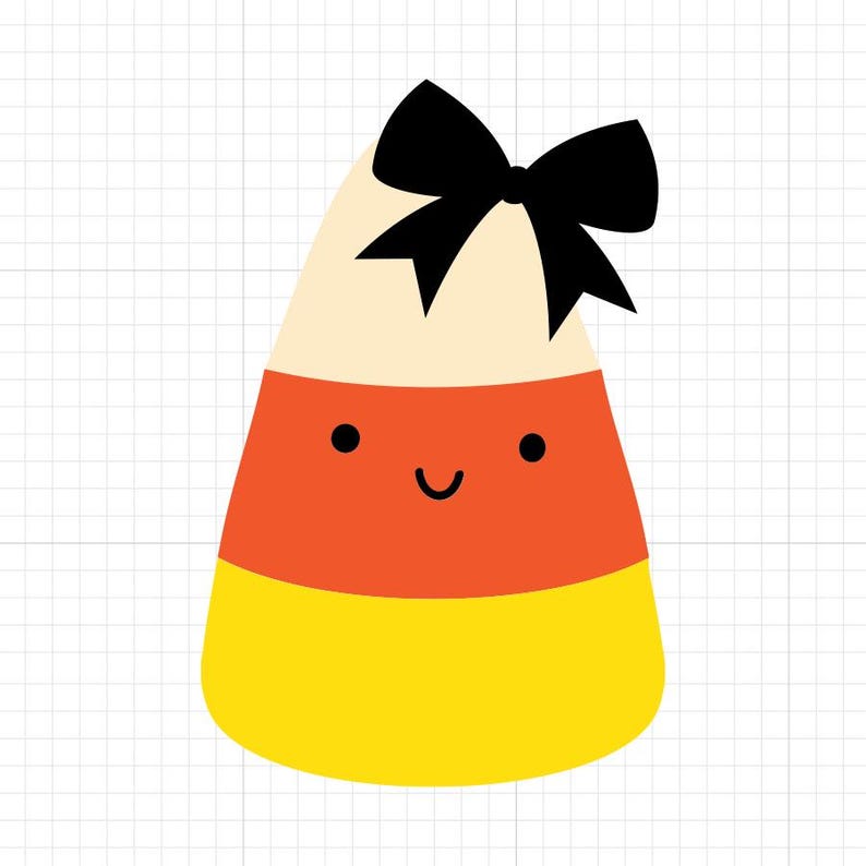 Kawaii Candy Corn Svg, Candy Corn Cutie Svg, Halloween Svg, Svg Files ...