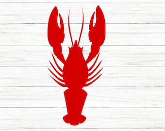 Kräftor SVG, Cricut Cut-fil, Silhuettdesign (digital nedladdning)