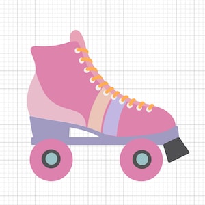 Rollerskate Svg Cricut Svg Files  Shirt Svg Silhouette  Svg For Cricut Instant Download Svg, Clipart, clipart