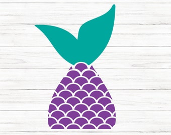 Mermaid Tail SVG, Cricut Cut File, Silhouette Design (Digital Download)