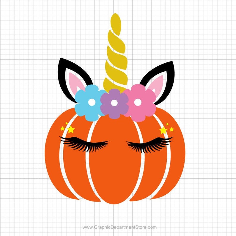 Pumpkin Unicorn Svg Halloween Svg Unicorn Svg Thanksgiving | Etsy
