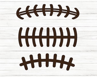 COMMERCIAL USE! Football Laces svg - Football Cut File - svg - eps - dxf - png - Laces svg - Silhouette -  Cut File - Digital, svg