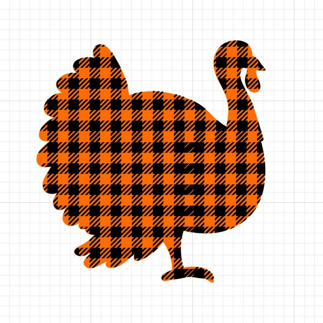 Turkey Svg Color Plaid Turkey Svg, Svg Files, Svg Files for Cricut, Svg Cricut, Svg ...