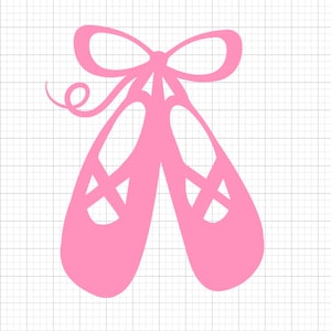 Ballett-Schuhe SVG-Dateien für Cricut | Digitaler Download | DIY Handwerk SVG, Handwerk, Silhouette | Sofort Download Geschnittene Dateien