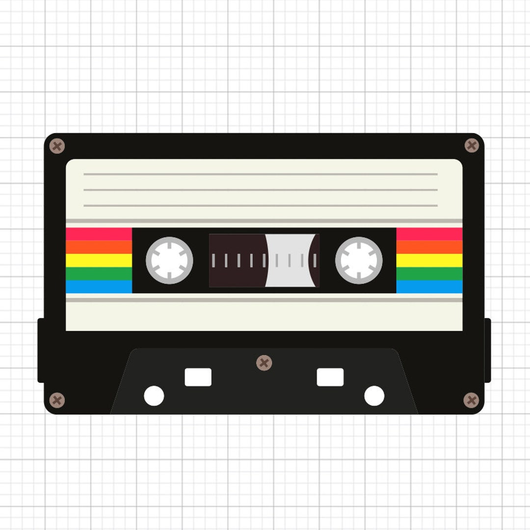 Cassette Tape Svg, Svg Files, Svg Files for Cricut, Svg Cricut, Svg