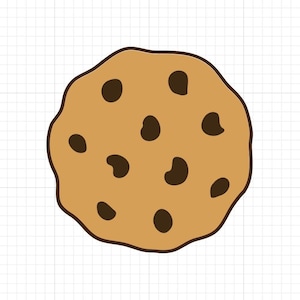 Chocolate Chip Cookie Svg, svg files, svg files for cricut, svg cricut, svg images, svg designs, Digital Download