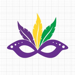 Mardi Gras Mask Svg, svg files, svg files for cricut,  svg cricut, svg images,  svg designs, clipart, Digital Download, Silhouette Svg