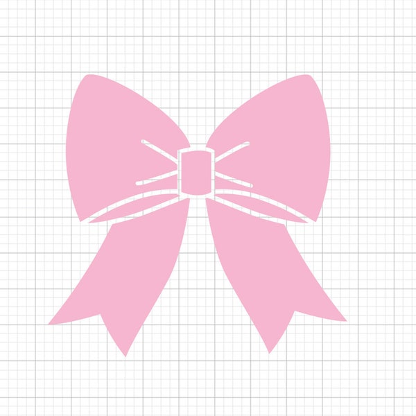 Cheer Bow Svg, svg files, svg files for cricut,  svg cricut, svg images,  svg designs, clipart, svg, Digital Download, Silhouette Svg