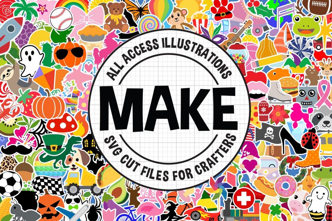 All Access SVG Bundle | Illustration SVG Files for Cricut | Lifetime ...