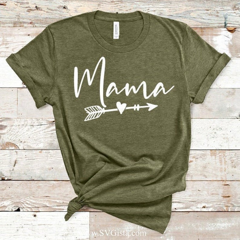 Download Mama Heart Arrow SVG Cut File DXF Cut File Clipart | Etsy