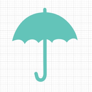 Umbrella SVG Files for Cricut | Digital Download | DIY Craft SVGs,  Crafts, Silhouette | Instant Download Cut Files